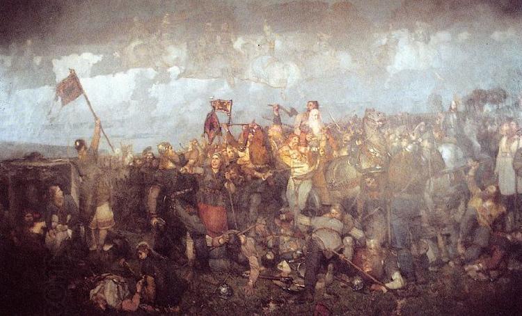 august malmstrom the Battle of Bravalla China oil painting art
